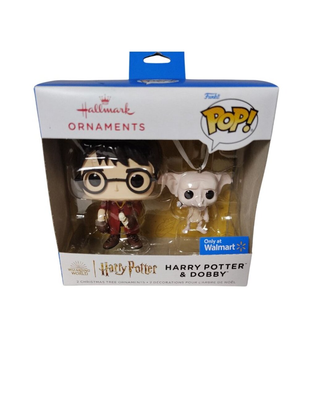 Hallmark Harry Potter and Dobby Funko POP! Christmas Tree Ornament 2-Pack